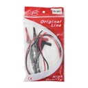 Punta para Multímetro EVL, tipo aguja gruesa 10A, 1 metro