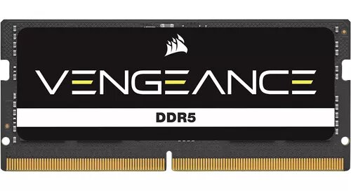 Memoria Ram So-Dimm Corsair Vengeance DDR5 16Gb 4800MT/s; PC5-38400, CL40, 262 pines,1.1V, Non-ECC para Laptop