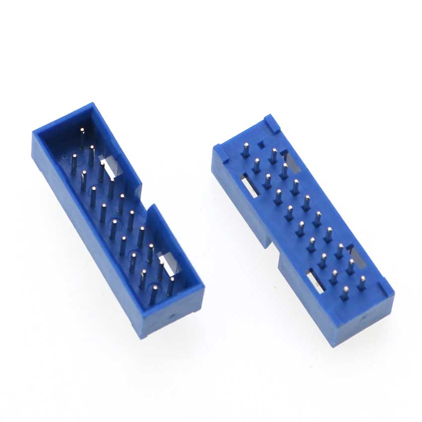 Conector macho USB 3.0 de 19 pines para mainboard de PC; Expansion para puertos delanteros; Color azul
