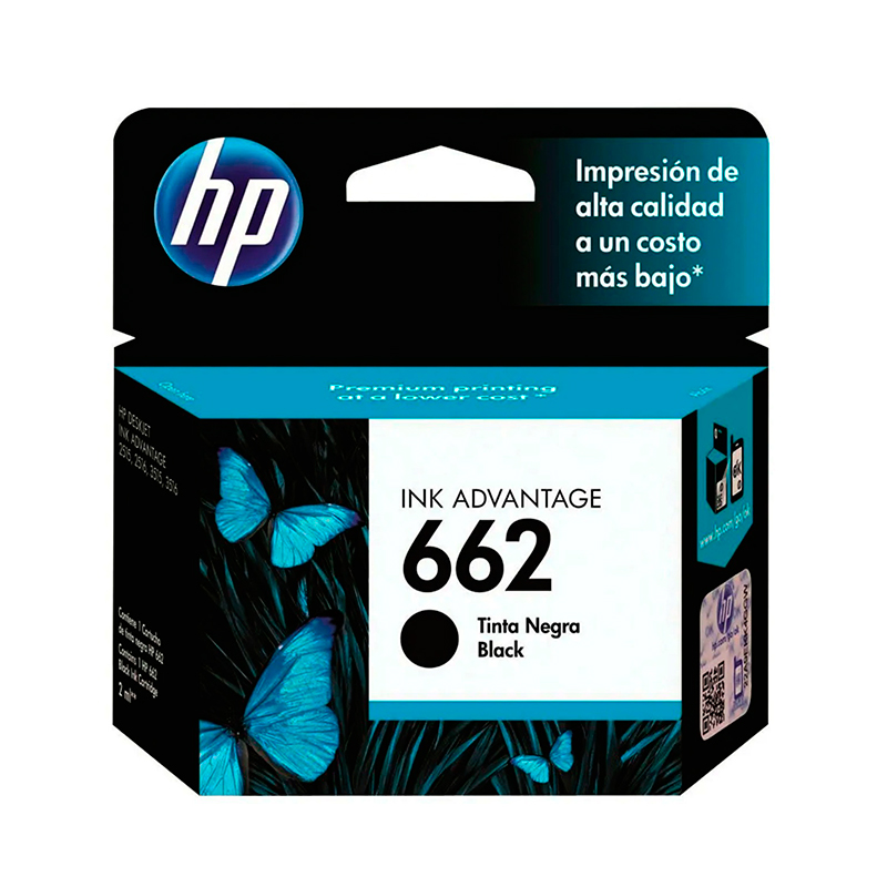 Cartucho HP CZ103AL 662 Negro para impresora 1515/2545/2515/2516/3515/3516