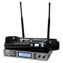 Micrófono Inalambrico American Xtreme Multifrecuencia Doble UHF Perfomance con fuente de poder tipo C 5V y base 12V, 2 pilas AA, alcance 50 metros alrededor 