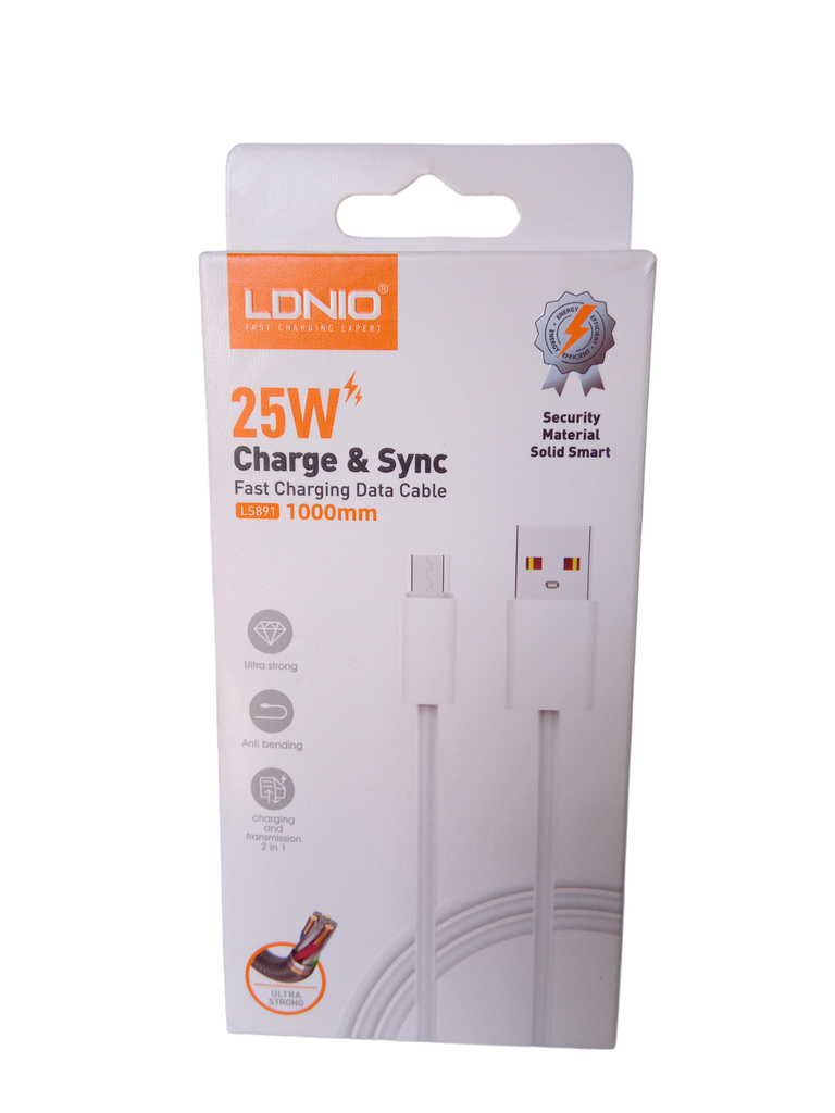 Cable LDNIO LS891 Tipo V8 / 2.4A 