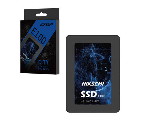 Disco Solido HikSemi City E100 3D 1024Gb, Sata III 6Gb/s, 2.5inc 7mm; Lectura 560mb/s, Escritura 500Mb/s
