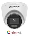 Camara Hikvision Turbo HD con ColorVu DS-2CE70DF0T-PF, a prueba de polvo / impermeable, Color (Día y noche), Resolucion 1920×1080 , 1080p, montaje M12, focal fijado, audio, compuesto, TVI/AHD/CVI/CVBS; DC 12 V