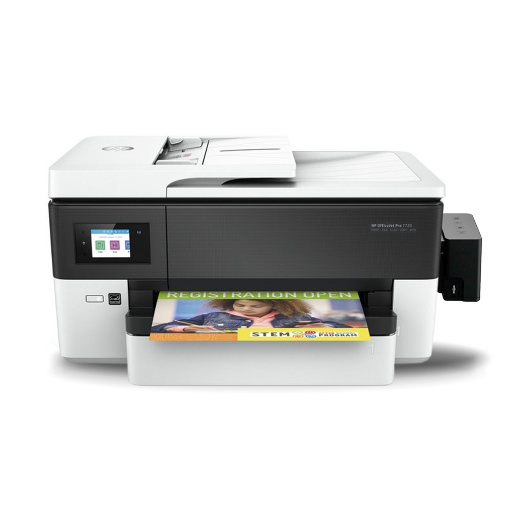 Impresora HP Multifunción OfficeJet Pro 7720 A3 con sistema continuo adaptado tinta pigmentada