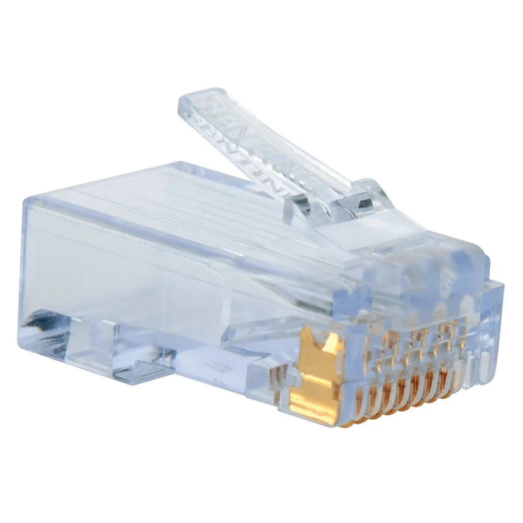 Funda de conectores RJ45 Cat6 AMPXL 100 unidades, color gris (capuchon)