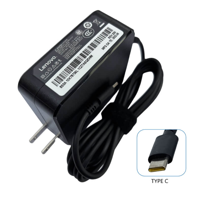 Cargador para Laptop Lenovo Tipo C 20V/3.25A/65W, T.original