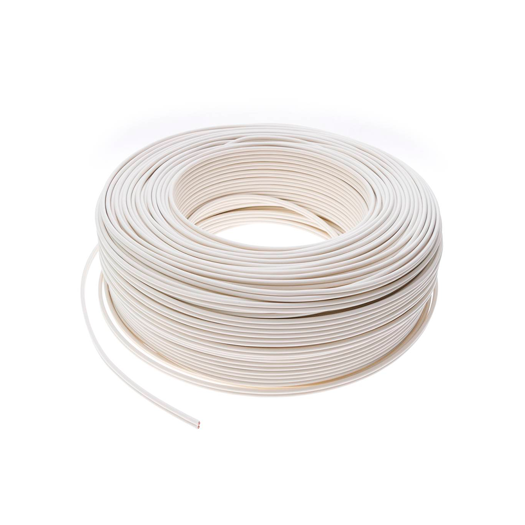 Rollo de Cable Flexible Gemelo 2X20AWG CG03, temp 60°, tension 300v, 100 metros