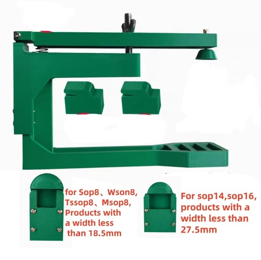 [SUPORTSOP8] Soporte de clip de grabación para chip sonda SOP8 SOIC8 SOP16 MSOP8 TSSOP8