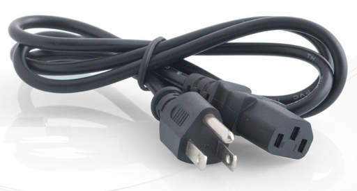 [CBREFORPOWERPC] Cable de poder Anera Reforzado para Computadora y Monitor  1.8Mts