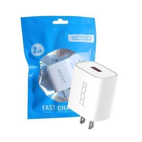 [CHARGERECCOEC12C12W] Cargador ECCO EC12-C 12W / 5V-2.4A, USB, solo cubo de carga