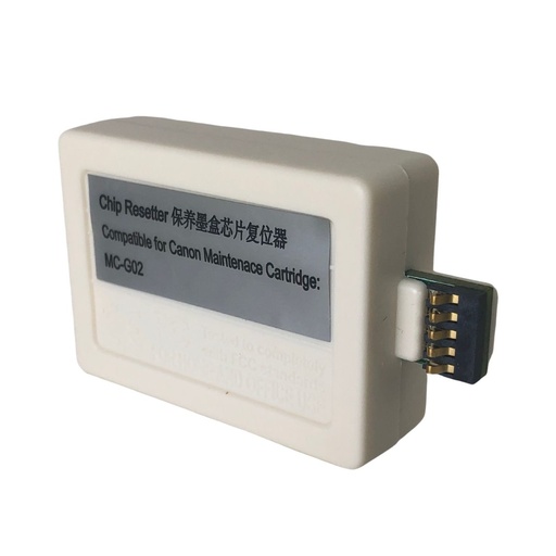 [BOXMANTMCG02] Reseteador de chip de la caja de mantenimiento MC-G02, impresoras Canon G2160, G3160, G1220, G2260, G3260, G3360, G1420, G2420, G2460, G3420, G3460, G3620, G1920, tipo C