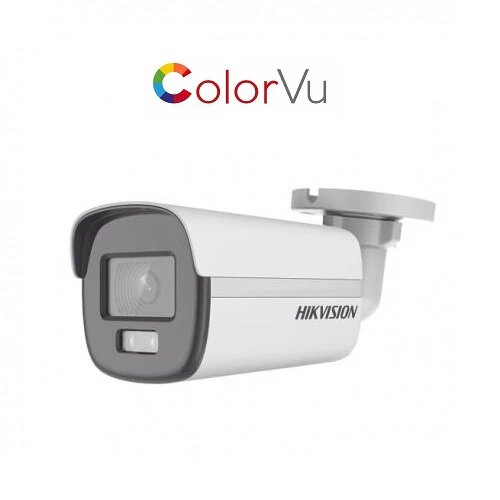 [CMHKDS2CE10DF0TPF2MP] Camara Hikvision Turbo HD con ColorVu DS-2CE10DF0T-PF, a prueba de polvo / impermeable, Color (Día y noche), Resolucion 1920×1080 , 1080p, montaje M12, focal fijado, audio, compuesto, TVI/AHD/CVI/CVBS; DC 12 V