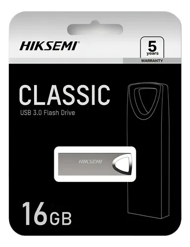 [HSUSBM20016G] Flash Memory Hiksemi Clasicc Metálica   16Gb, Usb, 2.0, HS-USB-M200/16G