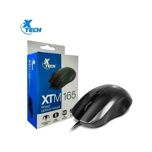 [XTM165MOUSE] Mouse Xtech XTM-165 Optico USB 3 botones 1000DPI