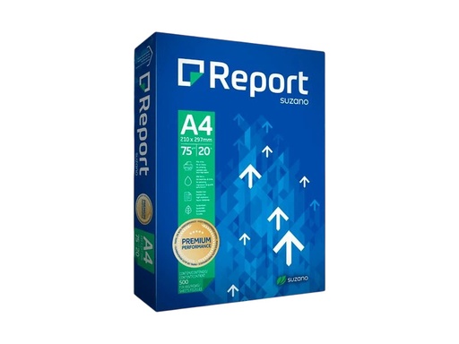 [RBONDREPORTA4] Resma de Papel Bond Report A4, 500 hojas, 75 gramos, blanco