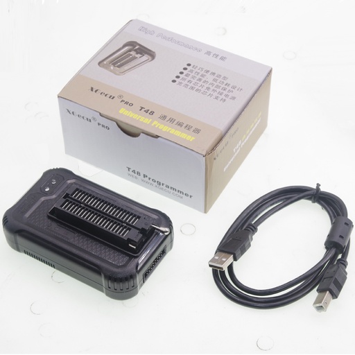 [PROGRAMXGECUT48SINGLE] Programador XGecu T48 [TL866-3G] V12.25 compatible con más de 31000 IC para EPROM/MCU/SPI/Nor/NAND Flash/EMMC/ IC TESTER/reemplazar TL866II