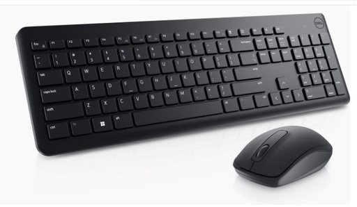 [CBKBMOUDELLKM3322W] Combo Teclado y Mouse Dell KM3322W Wireless español negro, compatible: windows y mac 