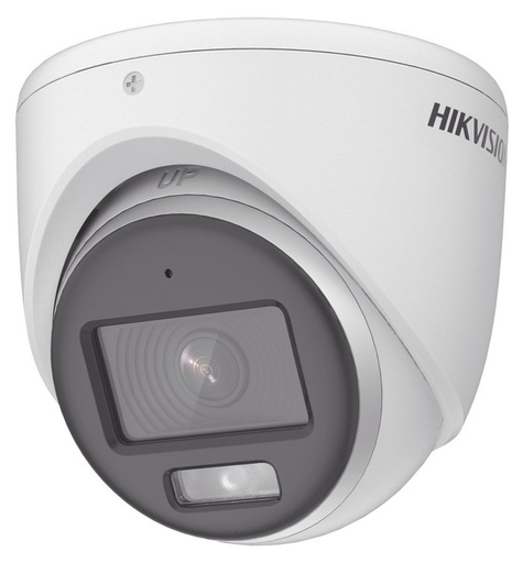 [CMRHKVSDS2CE70KF0TMFS] Camara Hikvision Domo HD con ColorVu DS-2CE70KF0T-MFS, a prueba de polvo / impermeable, Color (Día y noche), Resolucion 2960 x 1665, 3K, montaje M12, focal fijado, audio, compuesto, AHD, CVI, TVI; DC 12 V